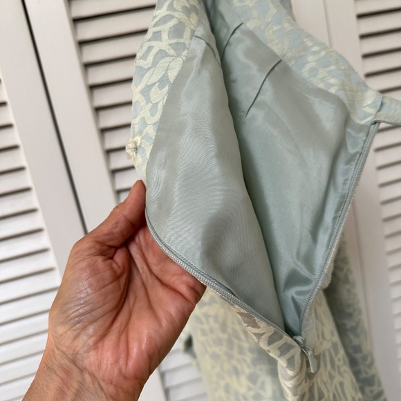 Sigrid Olsen Silk Linen Blend Pants Fully Lined Floral Pattern - Picture 13 of 15